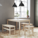 Стол обеденный GEMLUX 1150x750x730 береза
